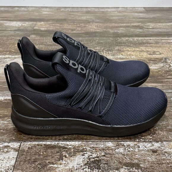 Adidas Lite Racer Adapt 7.0 Shoes Mens Size 10 Black Grey Running Sneakers NIB - Picture 6 of 10